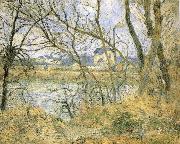 Camille Pissarro Pang plans spring Schwarz Sweden oil painting artist